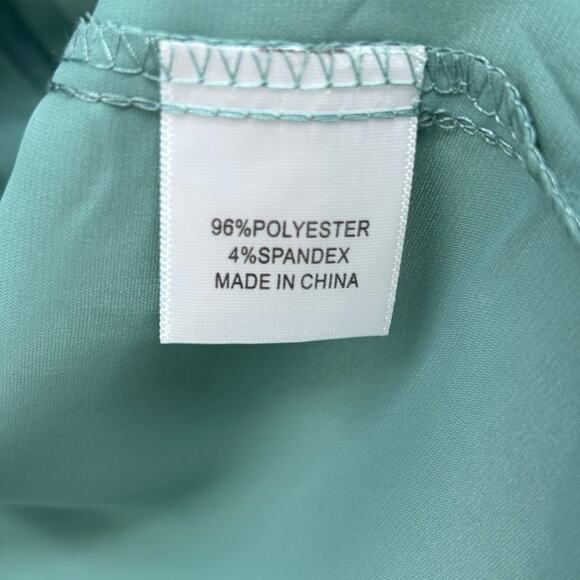 Birdy Grey Kenny Ruffle Sea Glass Robe Ruffle Missing Belt Womens Size M/L - Picture 7 of 10